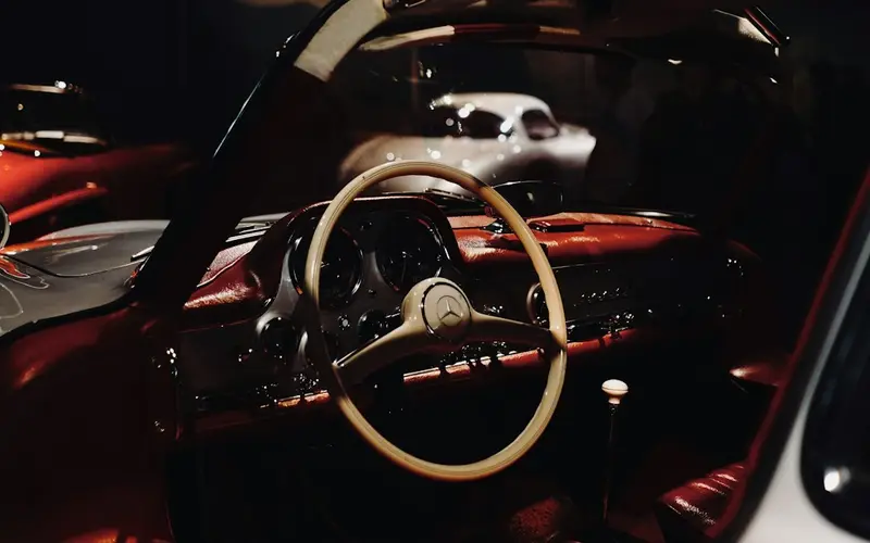 Volante y tablero
